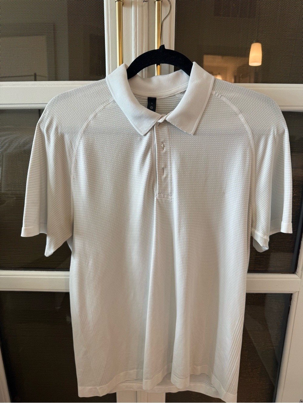 lululemon athletica Men's White Performance Polo